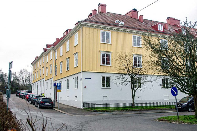 Renovering av trapphus, portar etc. på Landerigatan